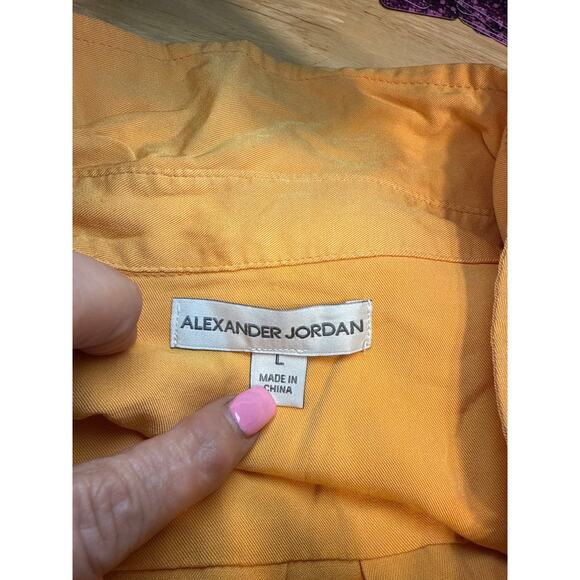 Alexander Jordan Gold Sleeveless Button up Dress Large - Picture 5 of 5